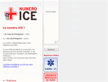 Tablet Screenshot of numero-ice.com
